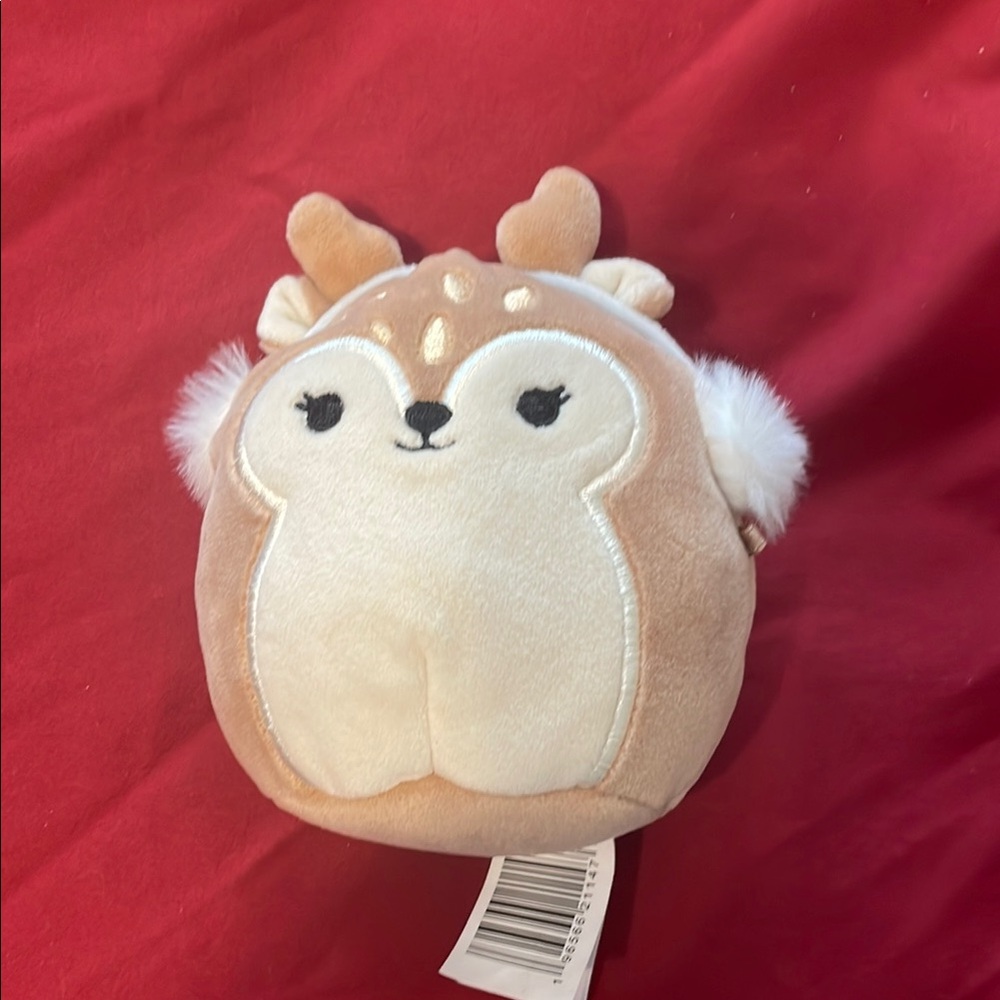 Squishmallows Tan and Cream Deer Plush